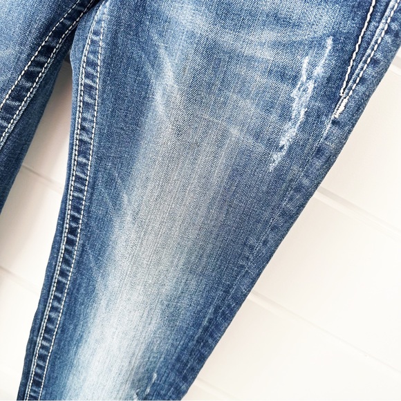 MissMe Jeans Style: JE544052L Skinny Jean, Women's size 25, Sequins Studs Jewels - Picture 7 of 7